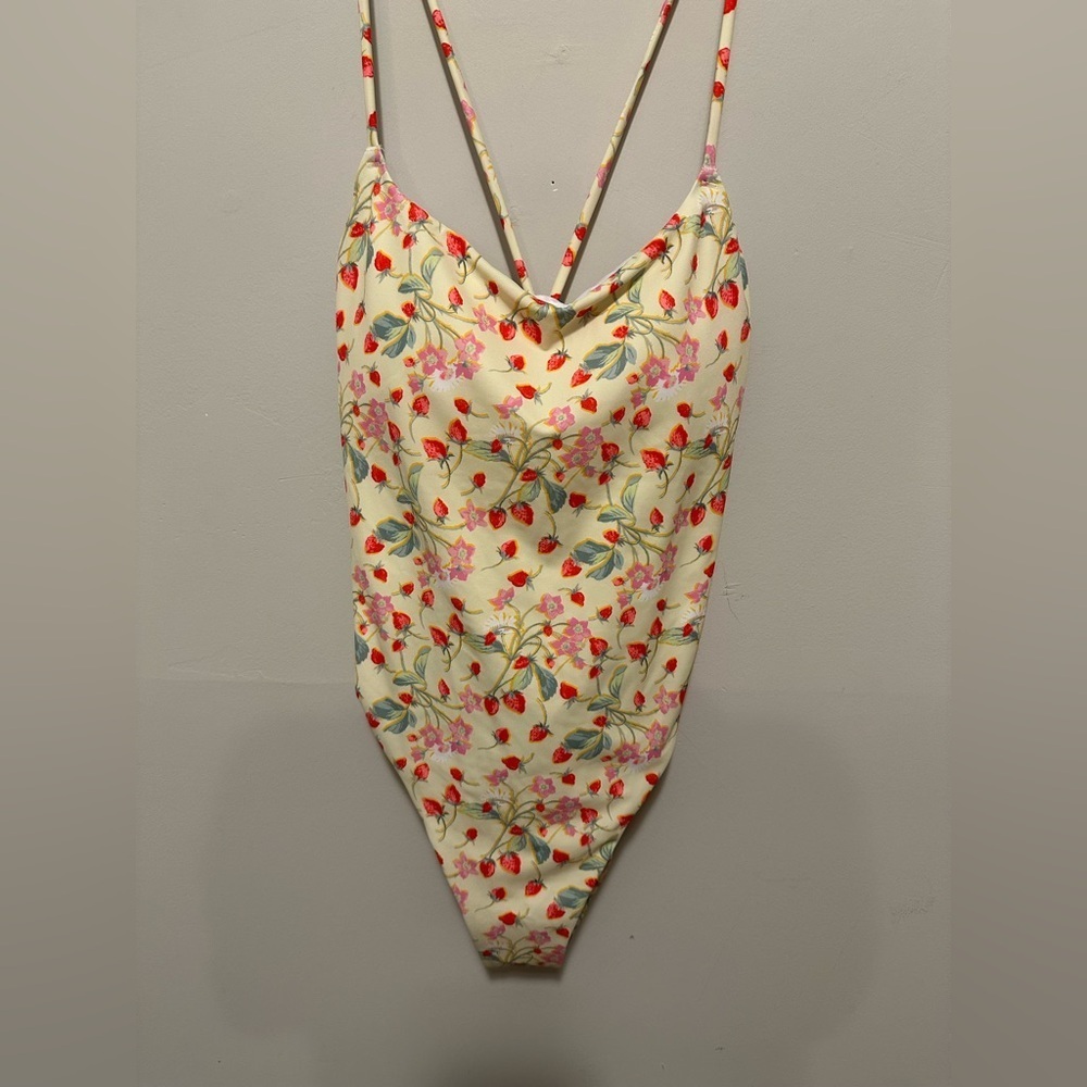 NWT Victoria's Secret Essential Scoop One-Piece Swimsuit Size L/Coverup Size M/L - Picture 13 of 16